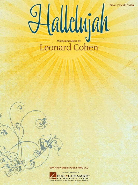 Hallelujah PVG Sheet Music for Piano, Voice & Guitar Chords - Hal Leonard