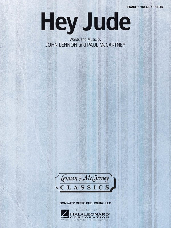 Hey Jude — Piano/Vocal/Guitar (Hal Leonard)