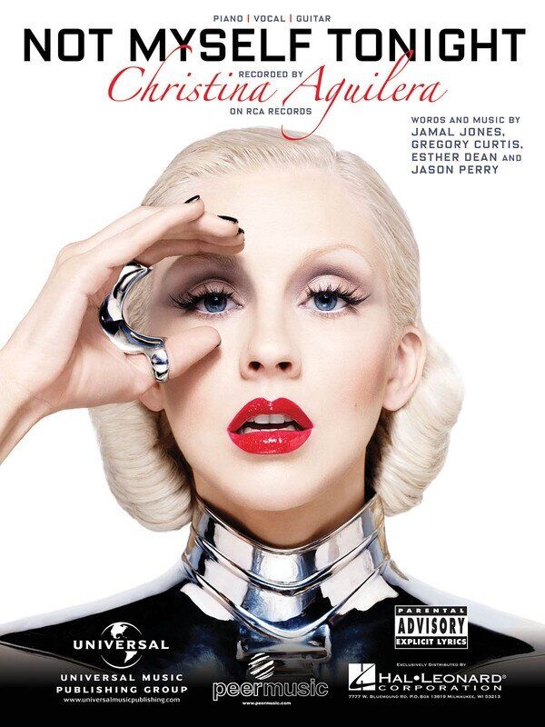 Christina Aguilera - Not Myself Tonight PVG Sheet Music
