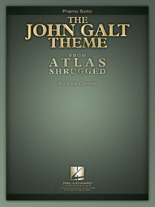 John Galt Theme S/S Piano Solo
