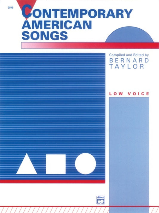 Contemporary American Songs Low Voice