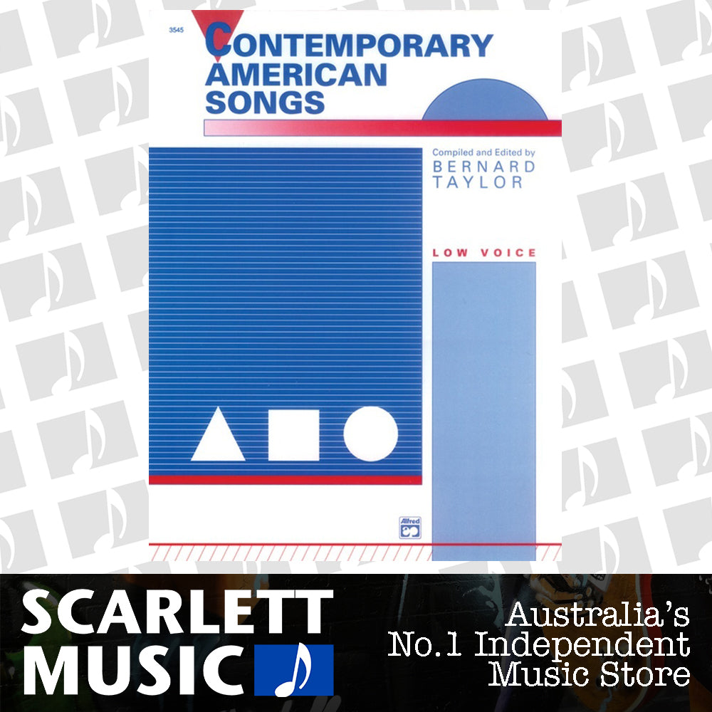 Contemporary American Songs Low Voice — view 2