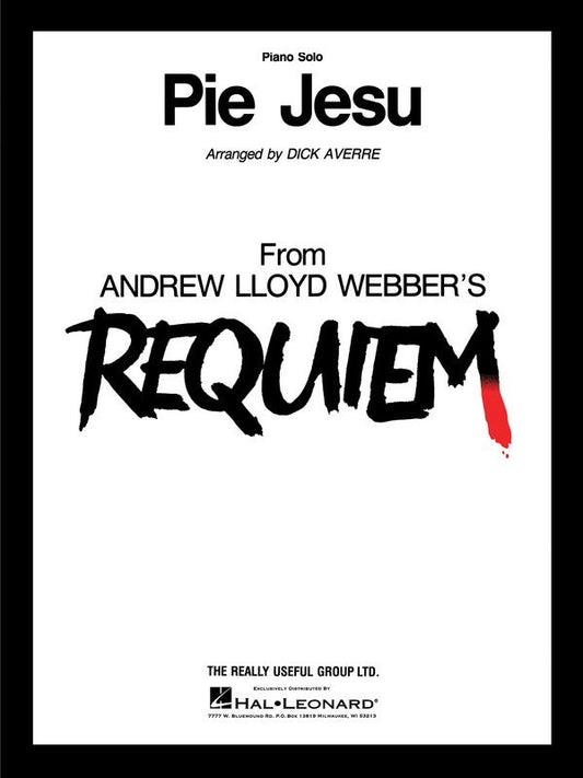 Pie Jesu — Piano Solo (Hal Leonard)