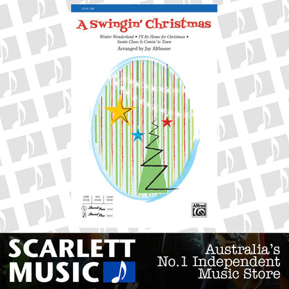 A Swingin Christmas SAB Choral Sheet Music for 3 Part Mixed Voices — view 2