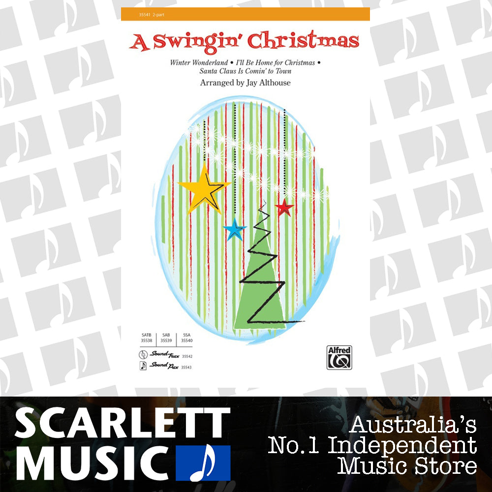 A Swingin Christmas SA Choral Sheet Music for 2 Part Treble/SA Unison — view 2
