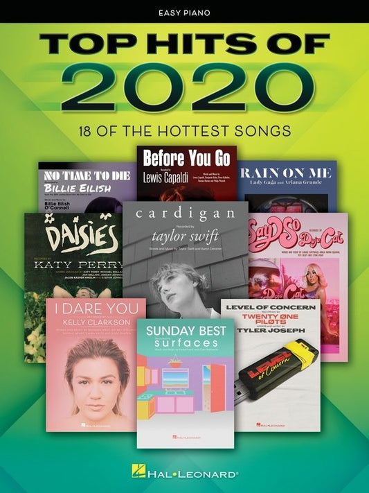 Top Hits of 2020 Easy Piano Songbook