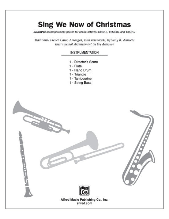 Sing We Now Of Christmas Soundpax Parts