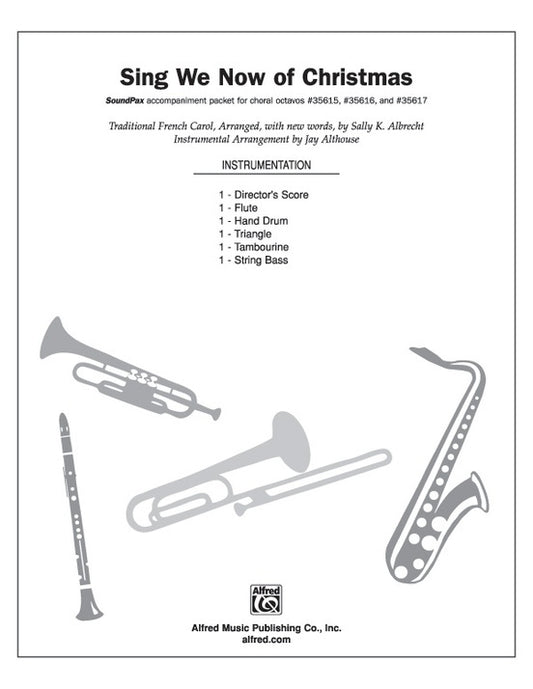 Sing We Now Of Christmas Soundpax Parts