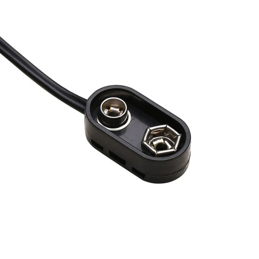 Carson Cable Co Carson 9V Battery Clip with 10cm Connecting Wires - Black