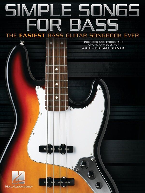Simple Songs for Bass: 40 Popular Songs Transcriptions in TAB and Chord Symbols
