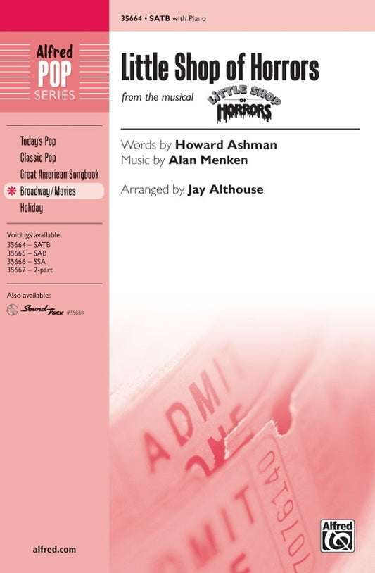 Little Shop Of Horrors SATB