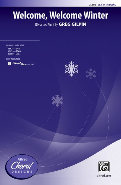 Welcome Welcome Winter SSA Choral Sheet Music