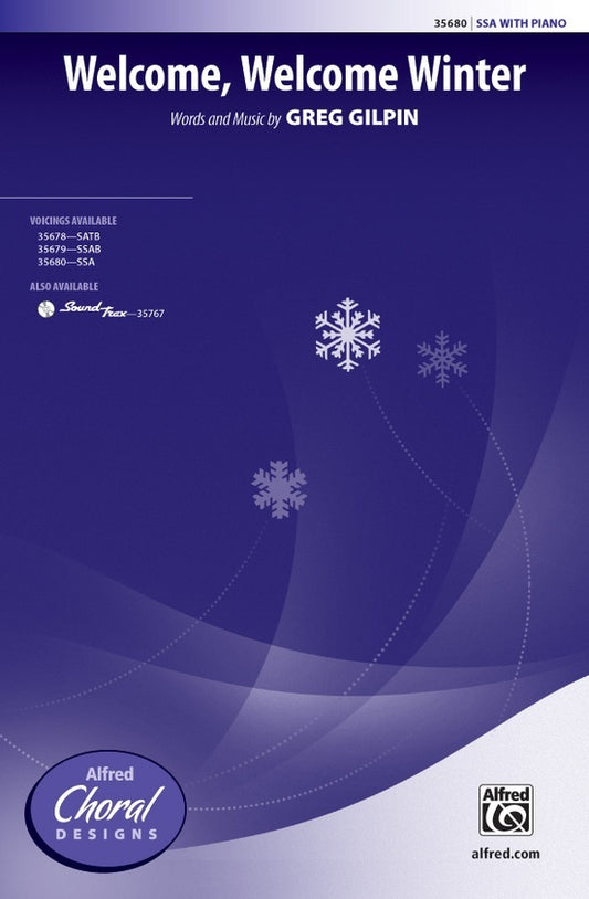 Welcome Welcome Winter SSA Choral Sheet Music