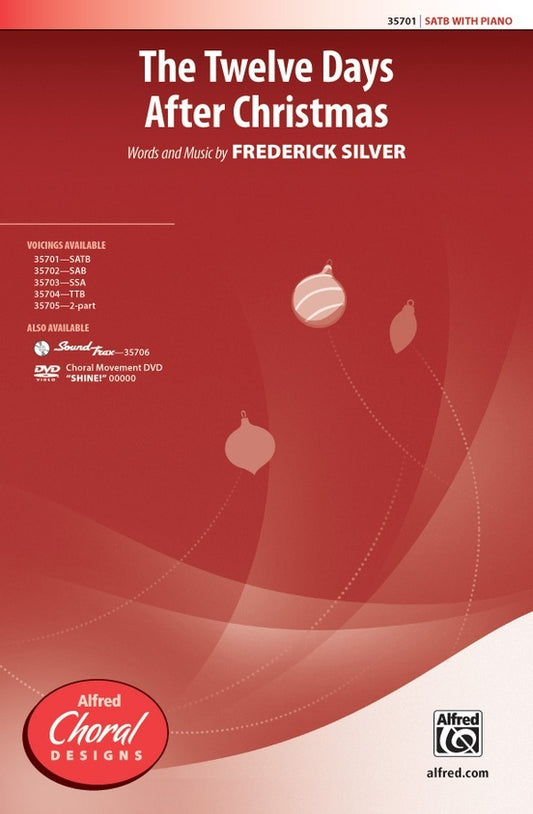 The Twelve Days After Christmas Choral Sheet Music SATB