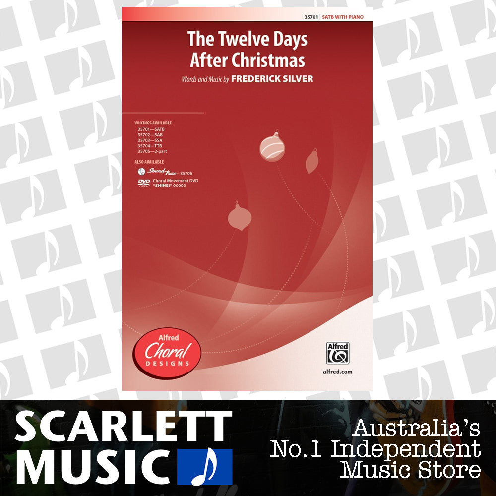 The Twelve Days After Christmas Choral Sheet Music SATB — view 2
