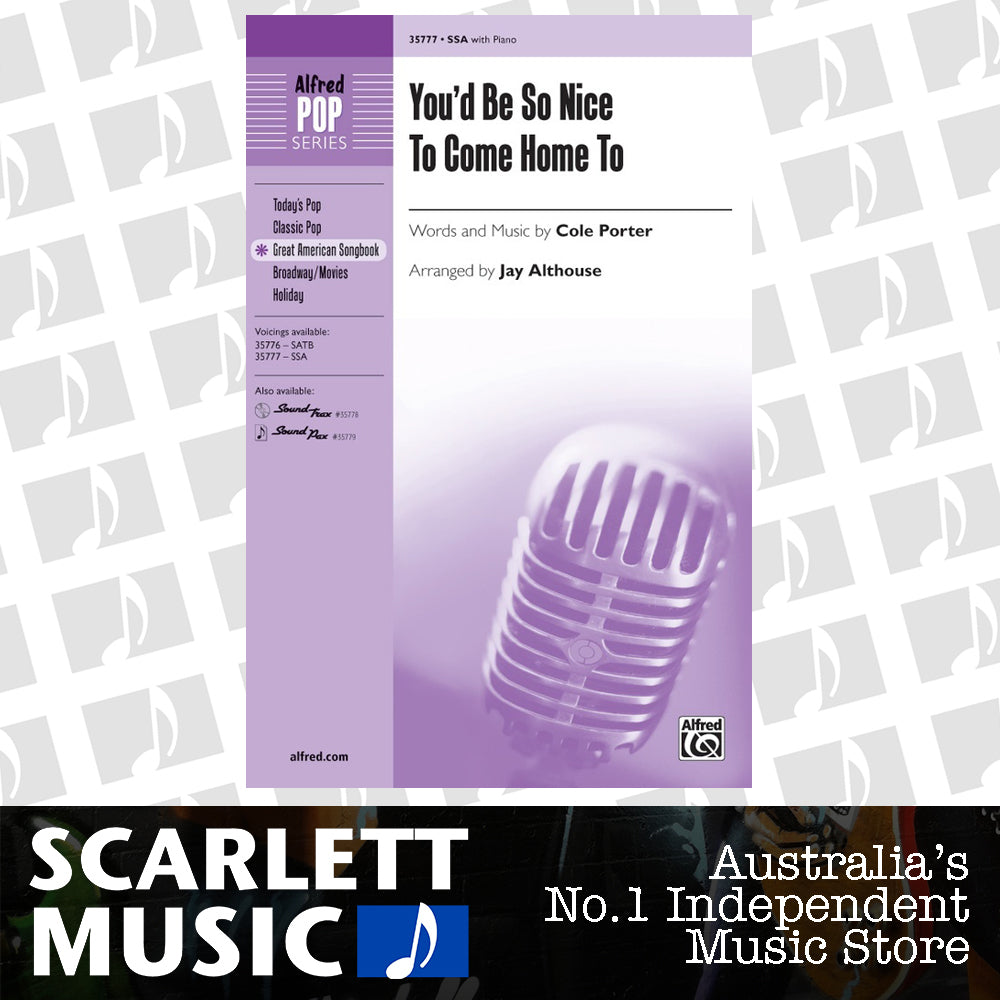 You'd Be So Nice to Come Home To SSA Choral Sheet Music — view 2