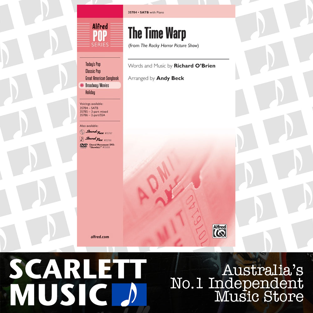 The Time Warp SATB Choral Sheet Music — view 2