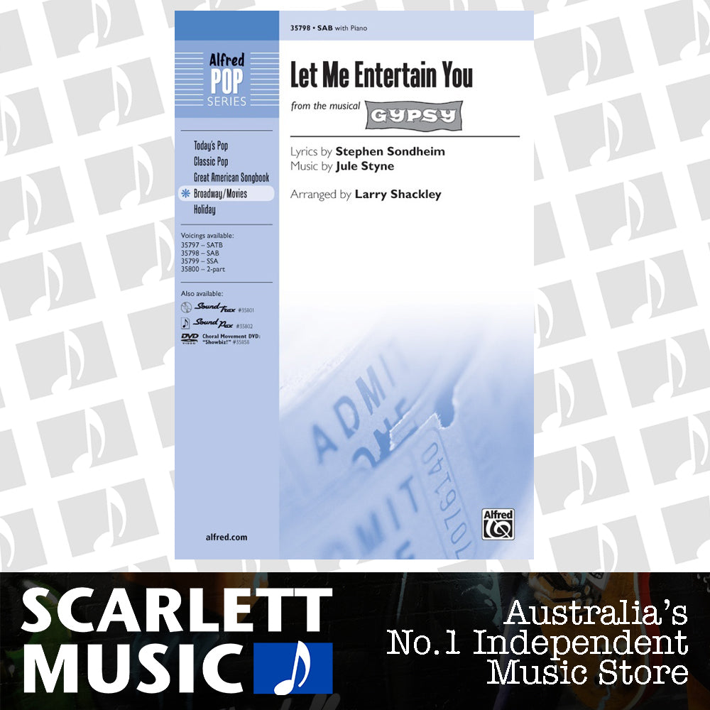 Let Me Entertain You SAB — view 2