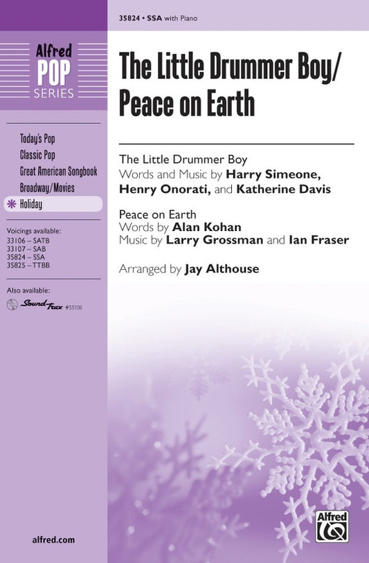 Little Drummer Boy  SSA Peace On Earth