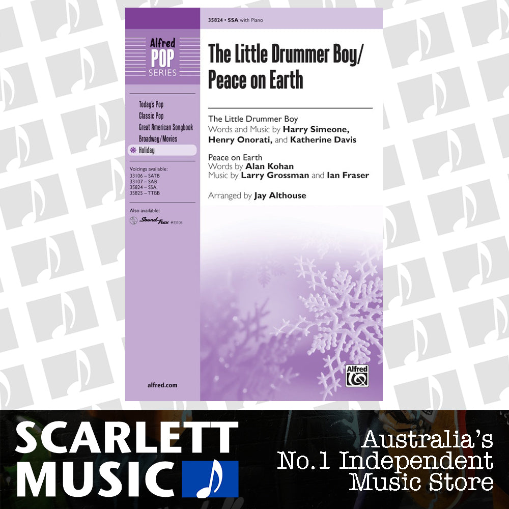 Little Drummer Boy  SSA Peace On Earth — view 2