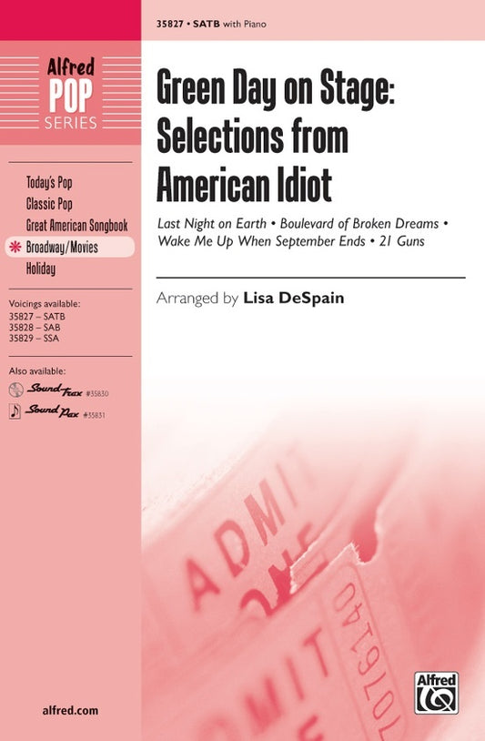 Selections From American Idiot SATB