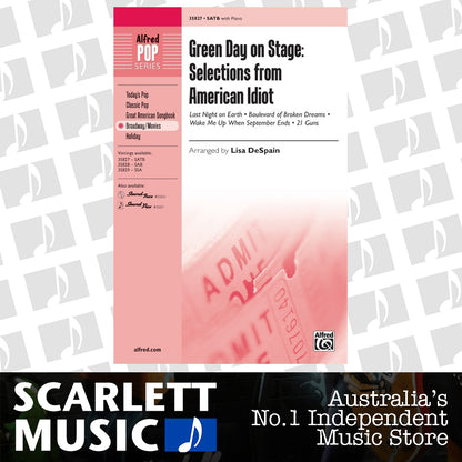 Selections From American Idiot SATB — view 2
