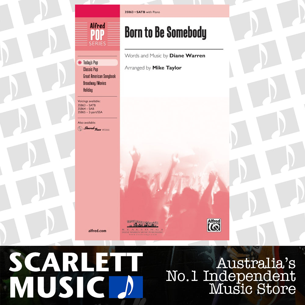 Born to Be Somebody SATB Choral Sheet Music — view 2