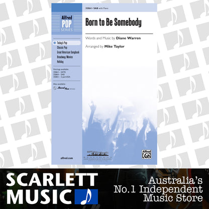 Born to Be Somebody SAB Choral Sheet Music — view 2