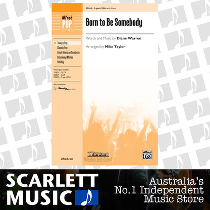 Born to Be Somebody 2PT / SSA Choral Sheet Music — view 2
