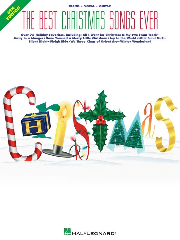 Best Christmas Songs Ever, 6th Edition — Piano/Vocal/Guitar (Hal Leonard)