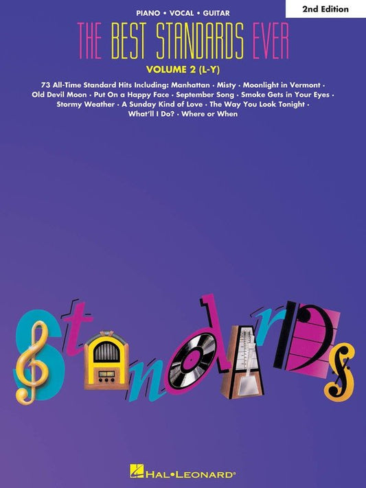Best Standards Ever, Vol. 2 (M–Y) — Piano/Vocal/Guitar, Revised Edition (Hal Leonard)