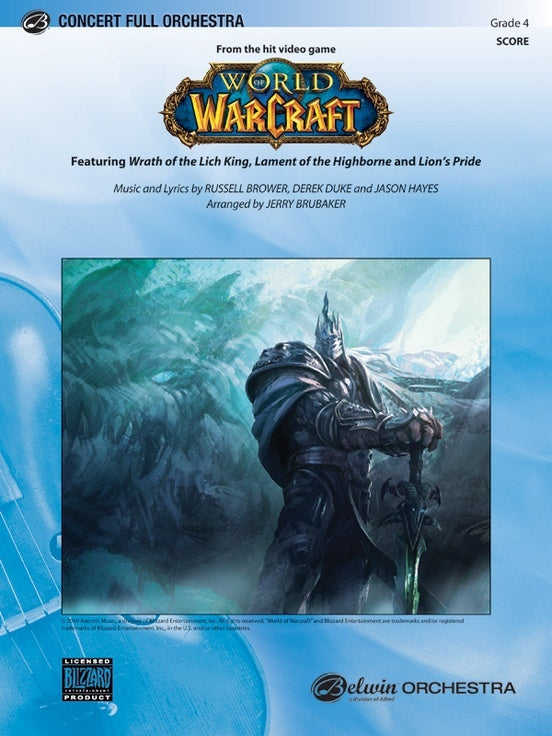 World of Warcraft Full Orchestra Sheet Music Grade 4