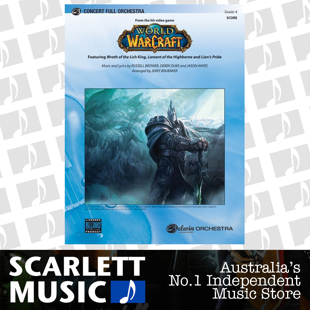 World of Warcraft Full Orchestra Sheet Music Grade 4 — view 2