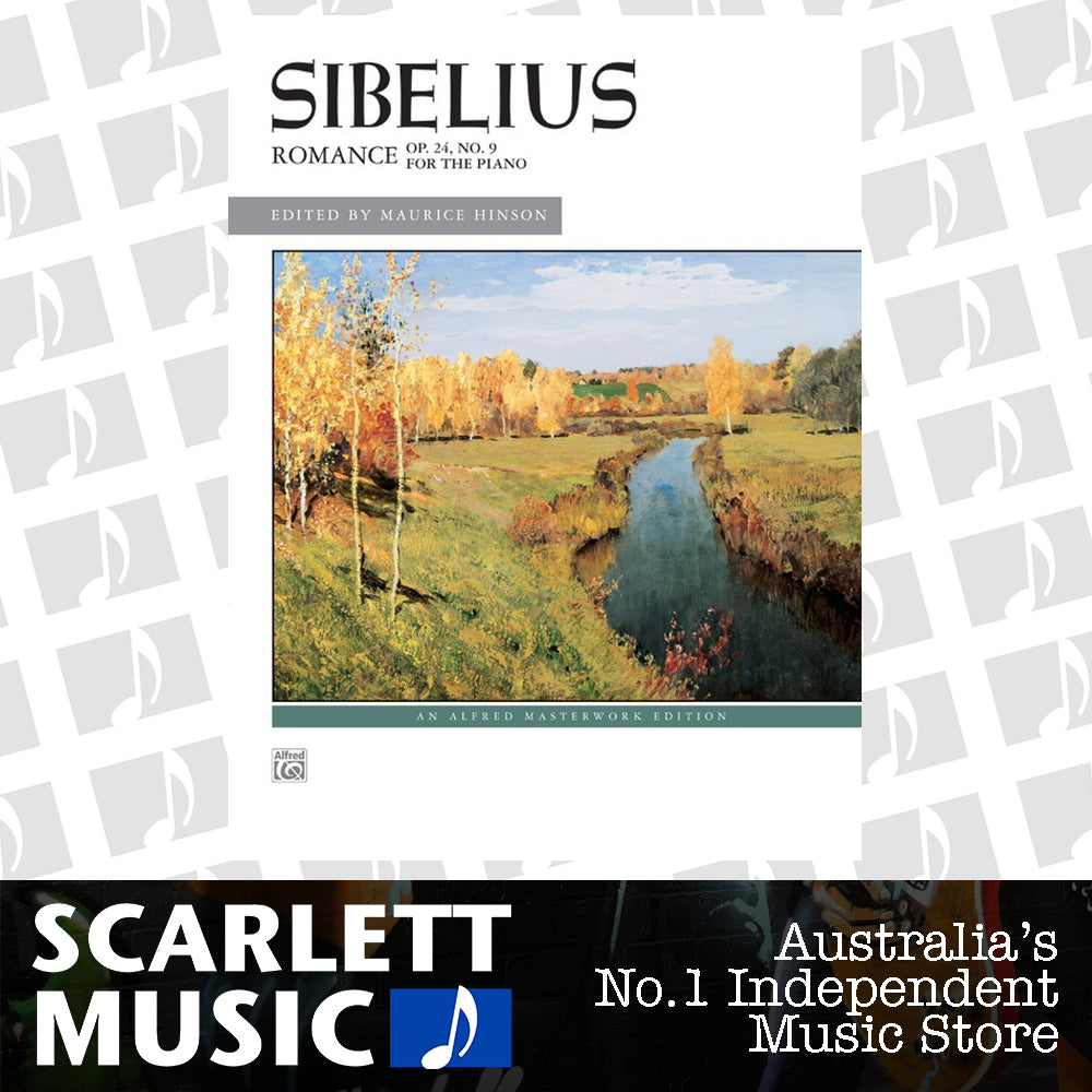 Sibelius Romance Op 24 No 9 For The Piano — view 2