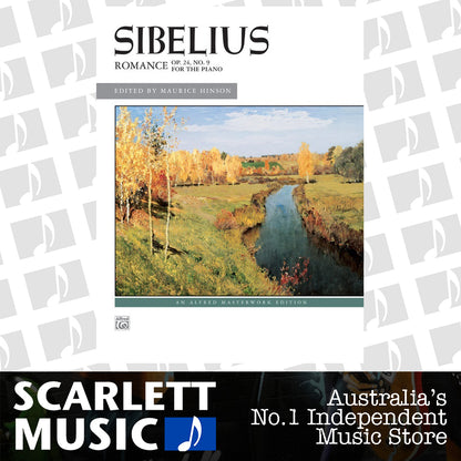 Sibelius Romance Op 24 No 9 For The Piano — view 2