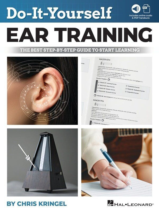 Do-It-Yourself Ear Training by Hal Leonard - 96 Pages, Audiobook Included, Online Audio Access, PLAYBACK+ Audio Player Features