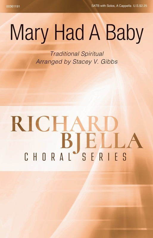 Mary Had A Baby SATB/Soli A Cappella