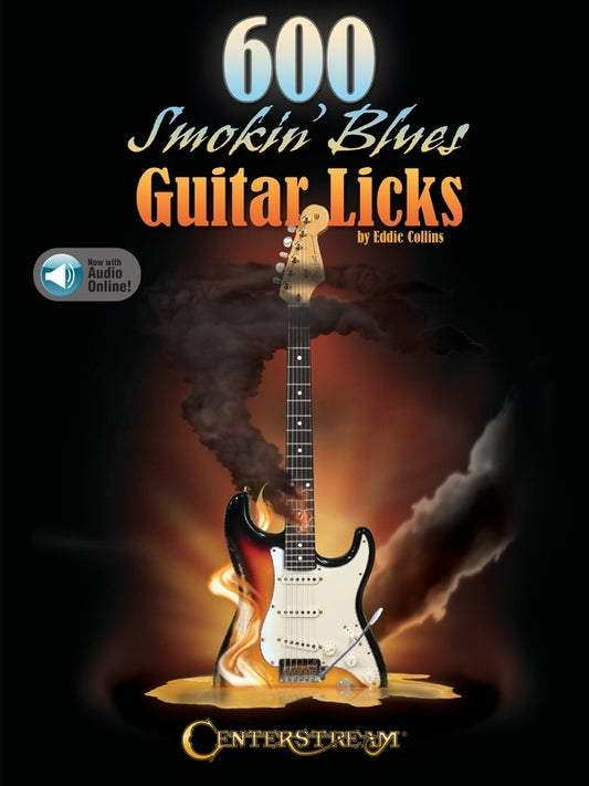 600 Smokin Blues Guitar Licks Tab Book/Online Audio
