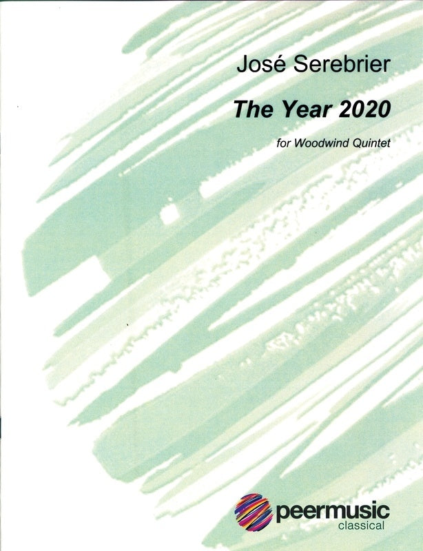 Serebrier - The Year 2020 Woodwind Quintet Score/Parts