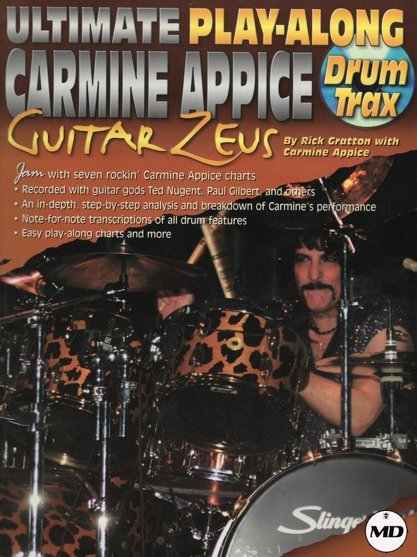 Ultimate Playalong - Carmine Appice Drum Trax Book/DVD