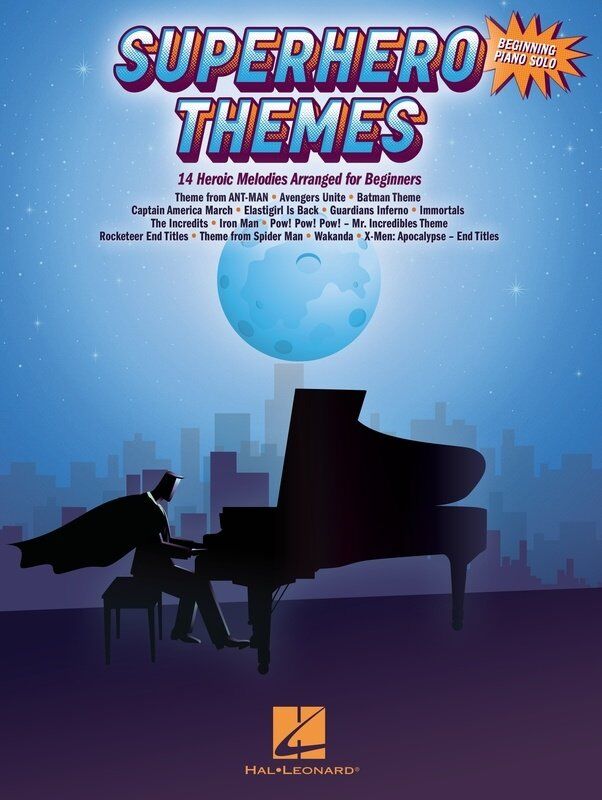 Superhero Themes Beginning Piano Solo Book