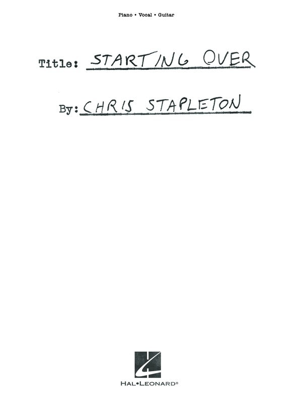 Chris Stapleton - Starting Over PVG