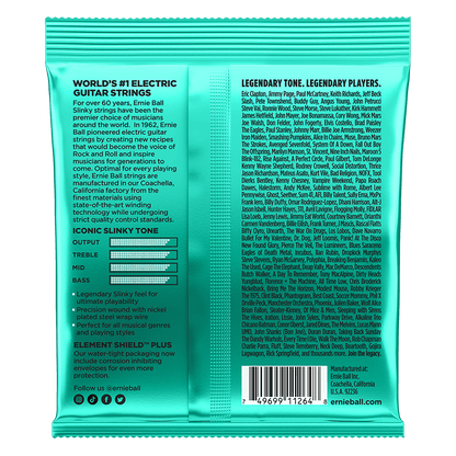 Ernie Ball Not Even Slinky Nickel Wound Electric Guitar Strings 3-Pack 12 56 — view 2