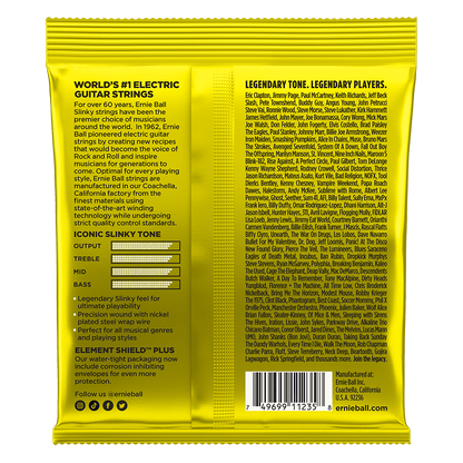 Ernie Ball Beefy Slinky Nickel Wound Electric Guitar Strings 3-Pack 11 54 — view 2