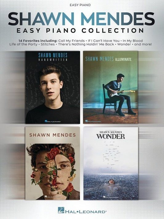 Shawn Mendes Easy Piano Collection - 14 Arrangements with Lyrics, 72 Pages, Hal Leonard