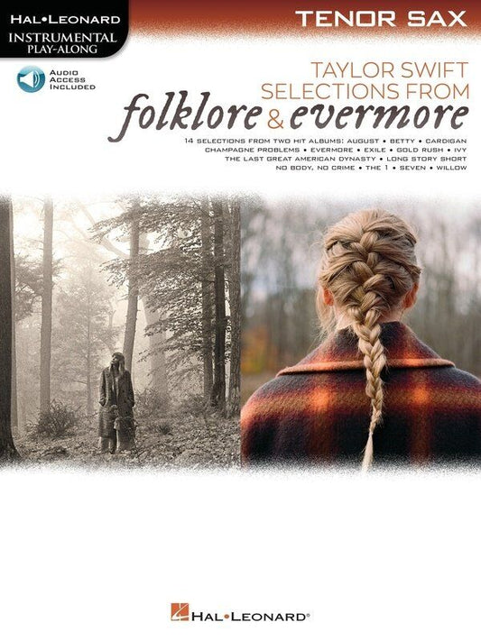 Taylor Swift - Selections from Folklore & Evermore for Tenor Saxophone