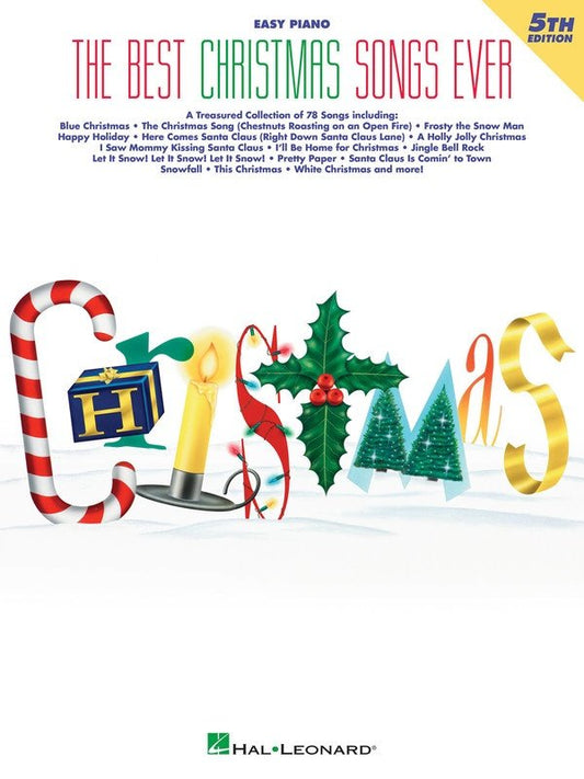 Best Christmas Songs Ever — Easy Piano, 5th Edition (Hal Leonard)