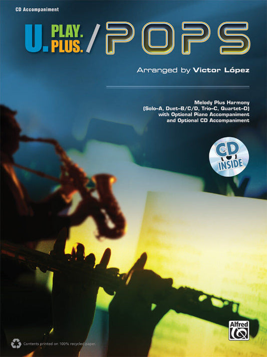 U Play Plus Pops CD - Flexible Instrumentation with Demo and Accompaniment Tracks