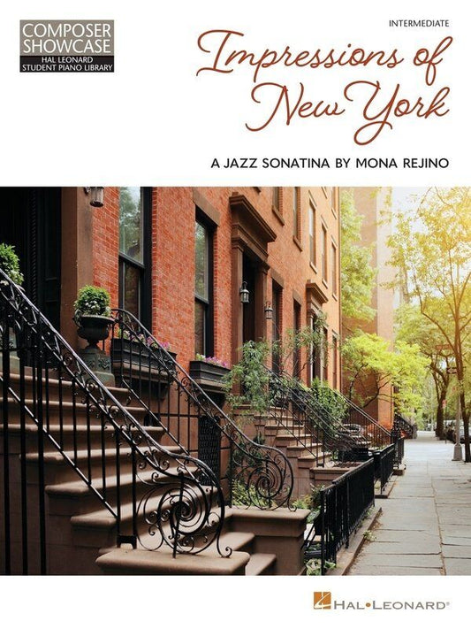 Rejino - Impressions of New York: A Jazz Sonatina for Piano Solo, 16 Pages, Hal Leonard