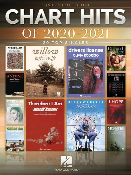 Chart Hits of 2020-2021 Piano, Vocal & Guitar Songbook